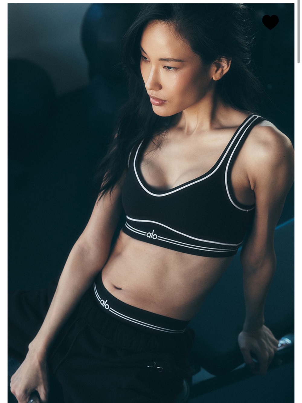 ALO Yoga heart throb set XS/S